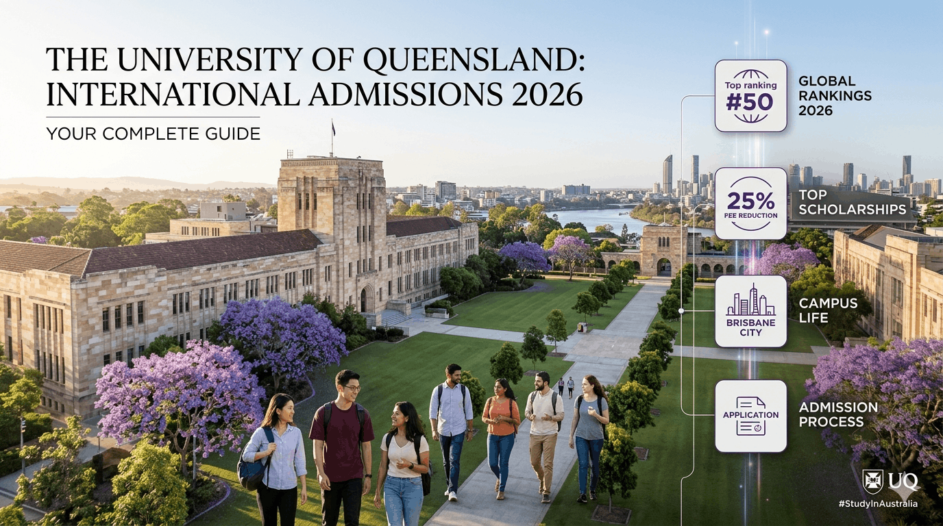 University of Queensland Admissions 2026: A Complete Guide for International Students